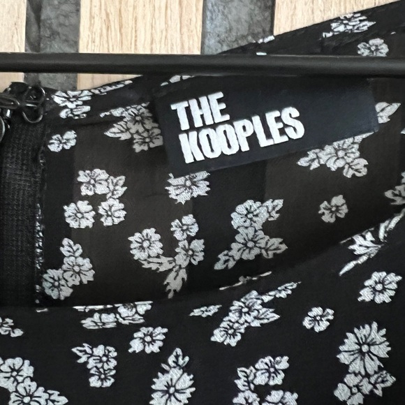 The Kooples - Floral Printed Long Sleeve Mini Dress - Small - Picture 10 of 10